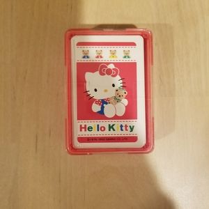 Sanrio vintage mini playing card hello kitty